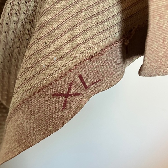 Lululemon Yellow Mustard Brown Short Sleeve Shirt - Picture 4 of 7